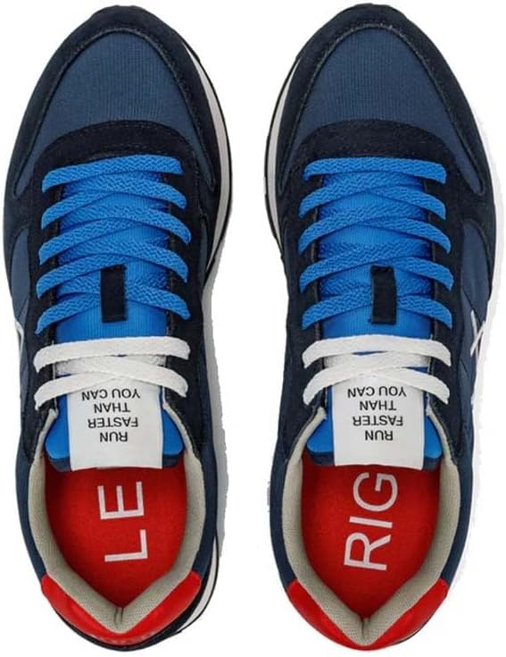 SUN68 Herren Tom SOLID Nylon Sneaker 41 EU Navy Blue, 41 EU Navy Blue