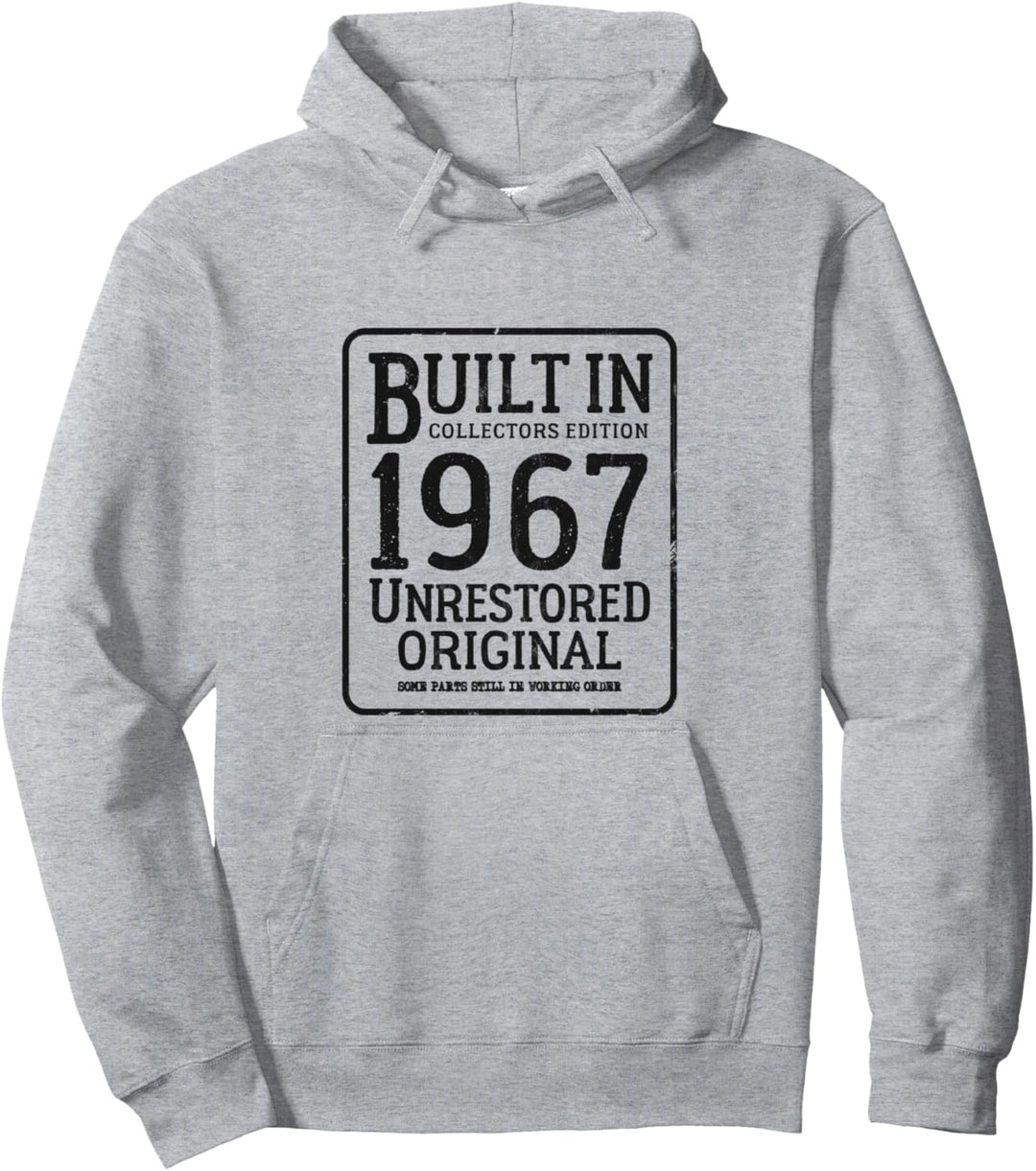 Unrestauriertes Original 55. Geburtstag Vintage Baujahr 1967 Pullover Hoodie