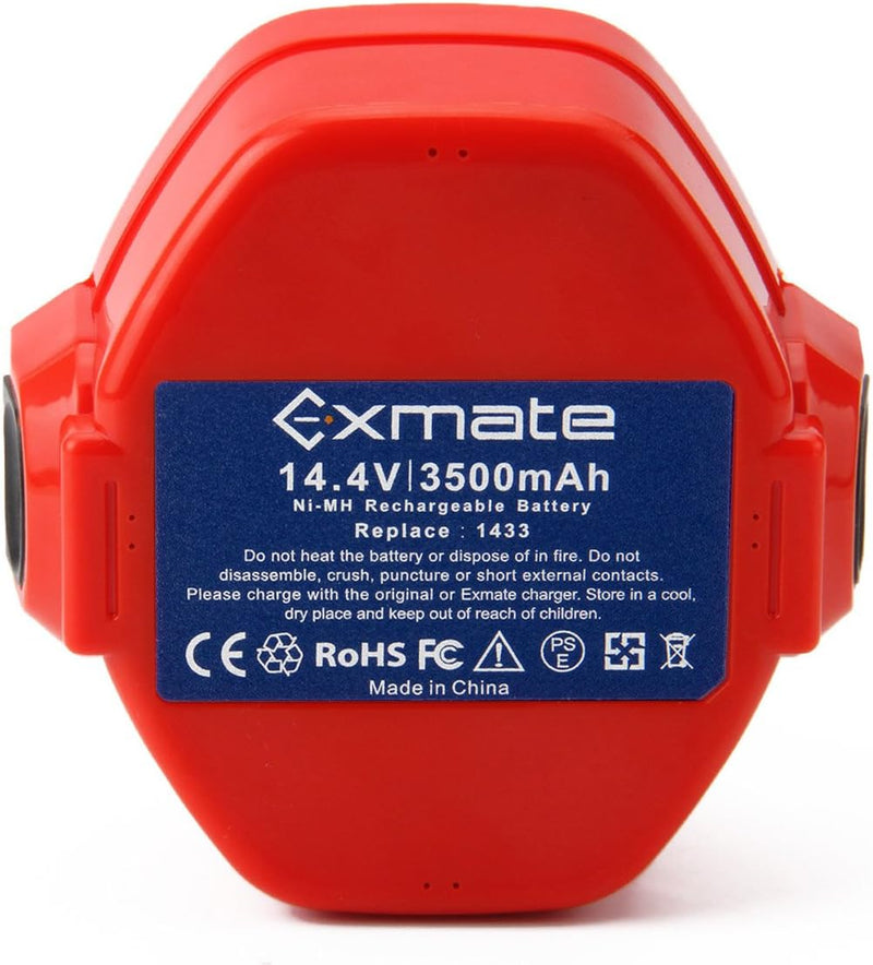 2x Exmate 14.4V 3.5Ah für Makita Akku PA14 1420 1422 1433 1434 1435 1435F 192600-1 193985-8 192699 1