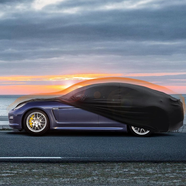 Autoabdeckung Indoor für Porsche Panamera 2010-2025, Elastisches Innenbereich Auto Abdeckplane Autop