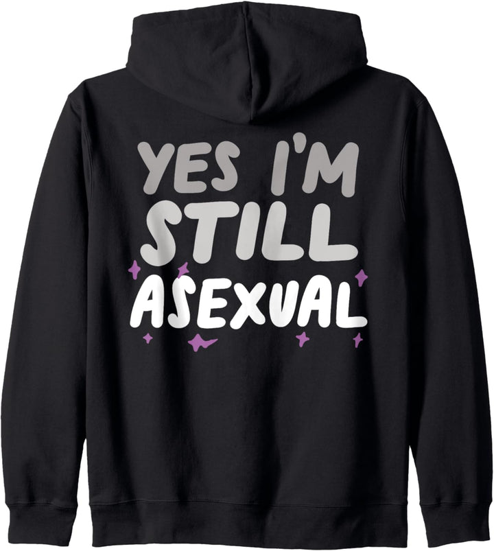 Yes I'm Still Asexual Funny LGBTQIA Ace Pride Kapuzenjacke