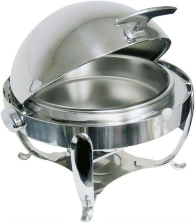 APS 12395 Rolltop-Chafing Dish -Royal- ca. Ø 51cm, H 46cm, 6 Liter, Edelstahl mit Rolltopdeckel, ink