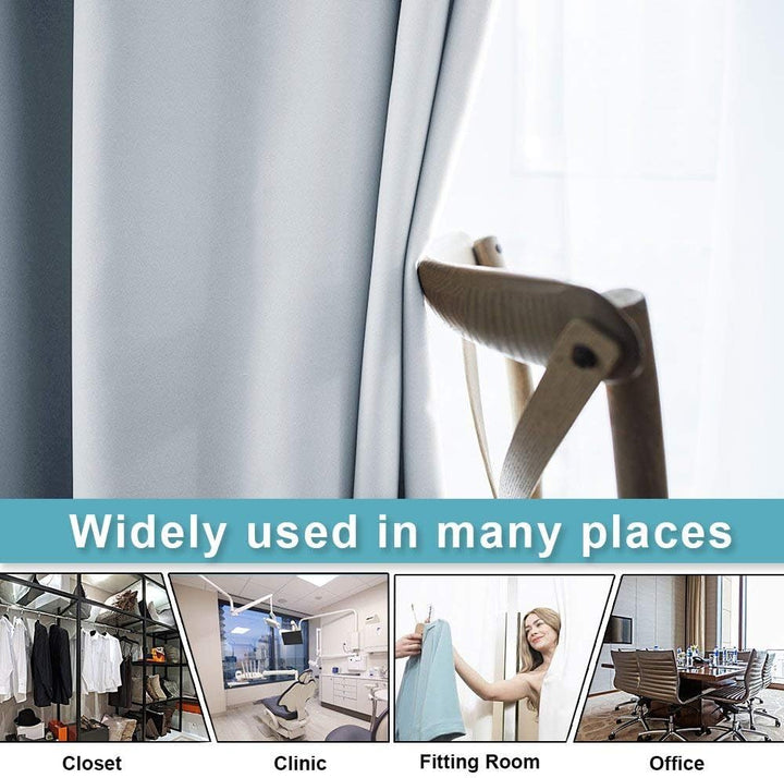 PONY DANCE Raumteiler Vorhang Wärmeisolierend Trennwand Raumtrenner für Wohnzimmer & Schlafzimmer &