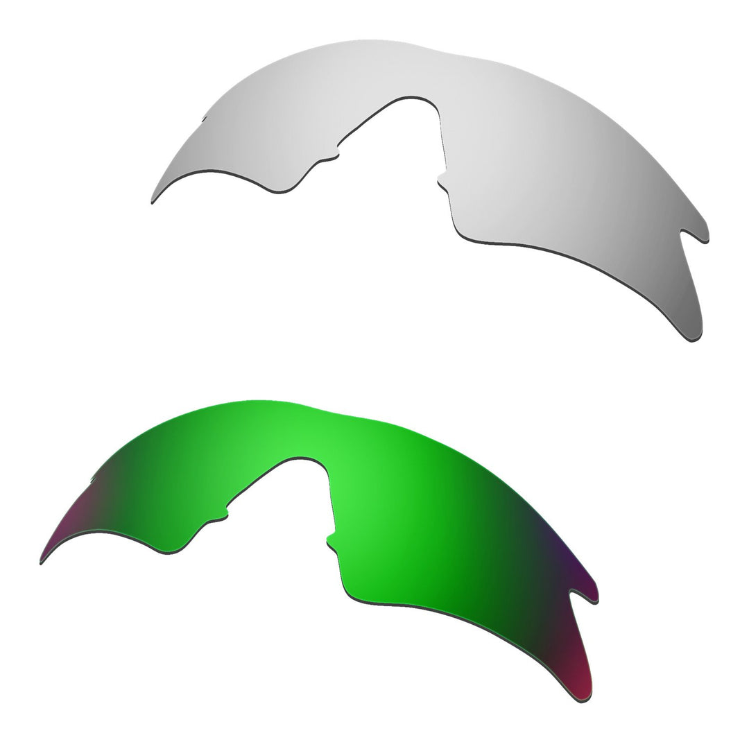 HKUCO Plus Replacement Lenses For Oakley M Frame Sweep 2 pair Combo Pack