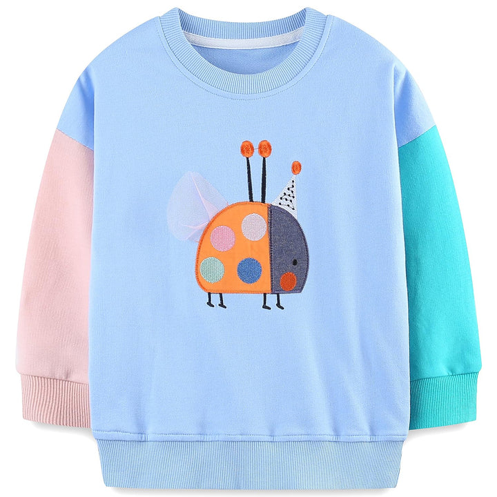 Mädchen Pullover für Kinder Langarmshirt Baumwolle Sweatshirt Winter Kleidung Langarm Tops 1-7 Jahre