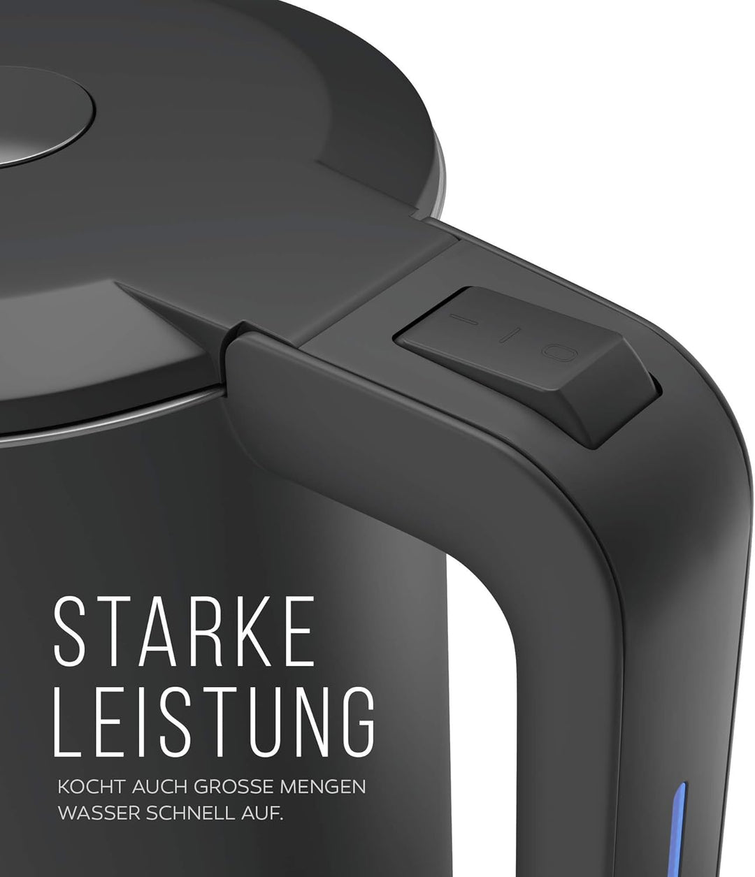 Balter Wasserkocher Edelstahl WK-4, 1,7 Liter, elektrischer Wasserkocher, Doppelwand Design, BPA fre