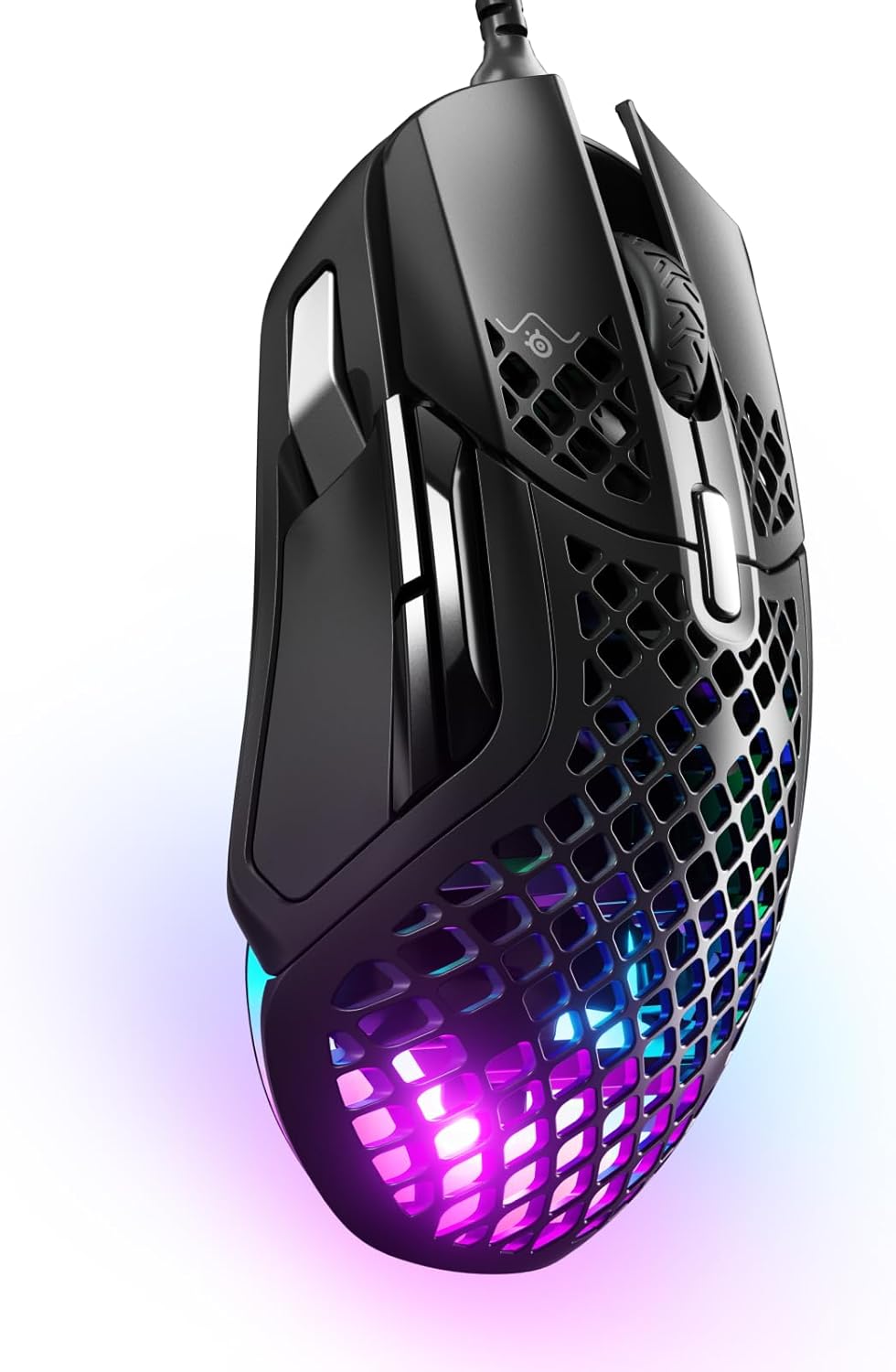 SteelSeries Aerox 5 Gaming-Maus – Ultraleichte 66 g – 9 programmierbare Tasten – Wasserbeständig nac