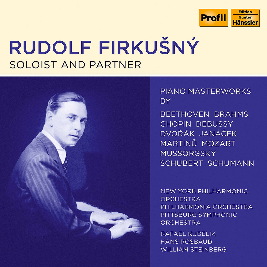 Rudolf Firkusny - Soloist and Partner // Klavierkonzerte von Dvorak, Beethoven, Schumann: Träumerei,