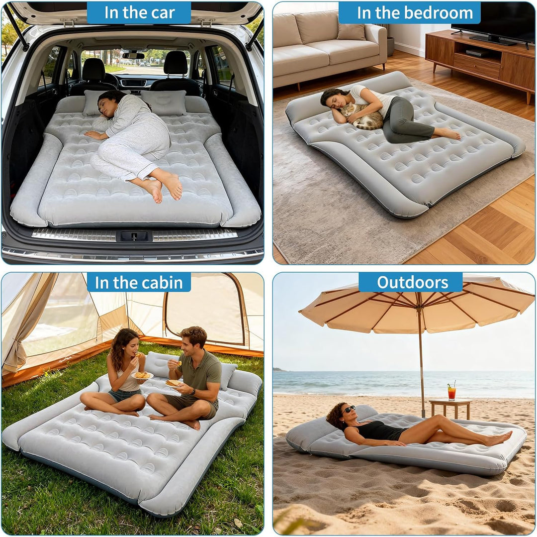 Auto Luftmatratz, SUV Matratze Kofferraum, Car Air Mattress, Faltbar Automatratzen für Camping/Reise