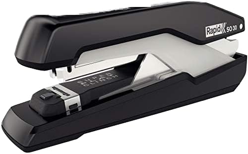 Rapid 5000546 Tacker Super Flachheftgerät (30 Blatt, Mühelos, Omnipress, Hochwertiges Ergonomisches