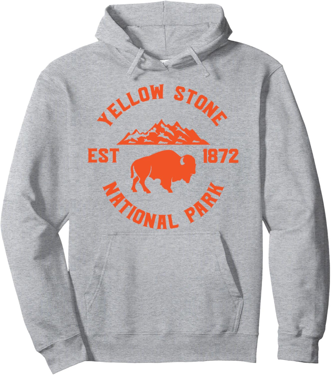Yellow Stone est 1872 Nationalpark USA Park Pullover Hoodie