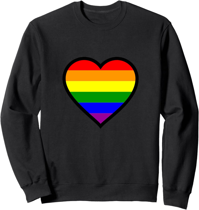 Gay Pride Herz Sweatshirt