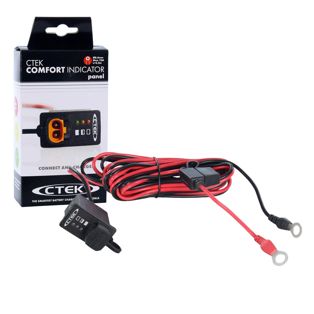 CTEK INDICATOR PANEL 3,3 M, LED-Anzeige zur Anzeige des Batterieladezustands, zeigt an, wann es Zeit