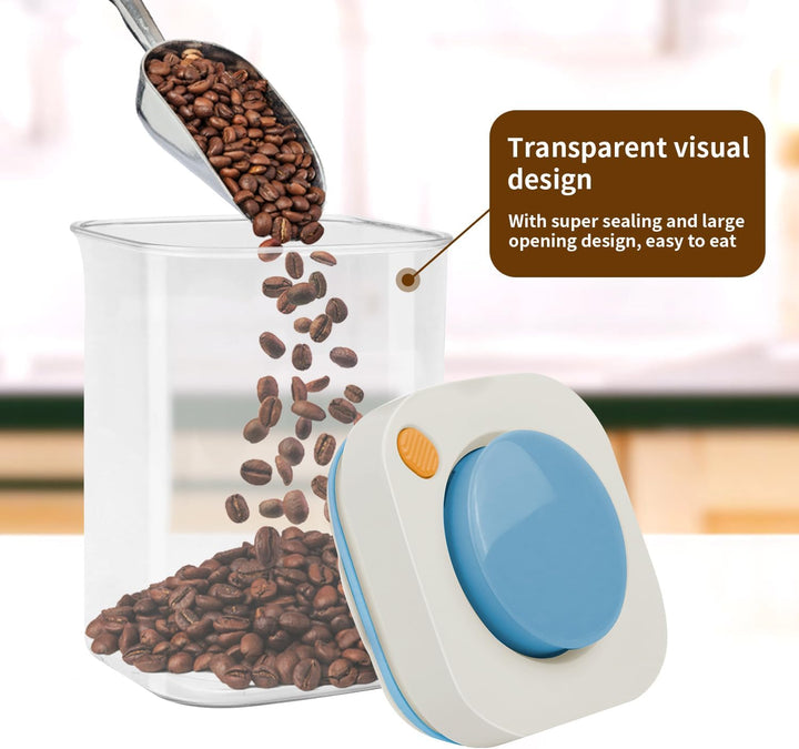 Coffee Canister Kaffeedosen Luftdicht Kaffeebohnen Aufbewahrung Vakuumdose Kaffee für Kaffeepulver,