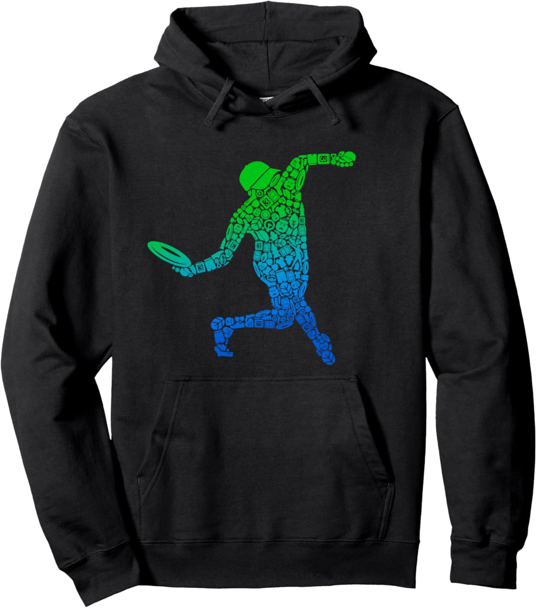 Discgolf Scheibe Disc Golf Sport Herren Jungen Discgolfer Pullover Hoodie