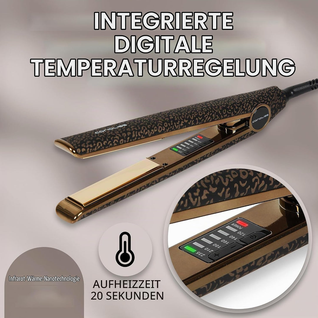 Corioliss C1 | Haarglätter für Frauen | Titanplatten und Curling für feines Haar | Professionelles E