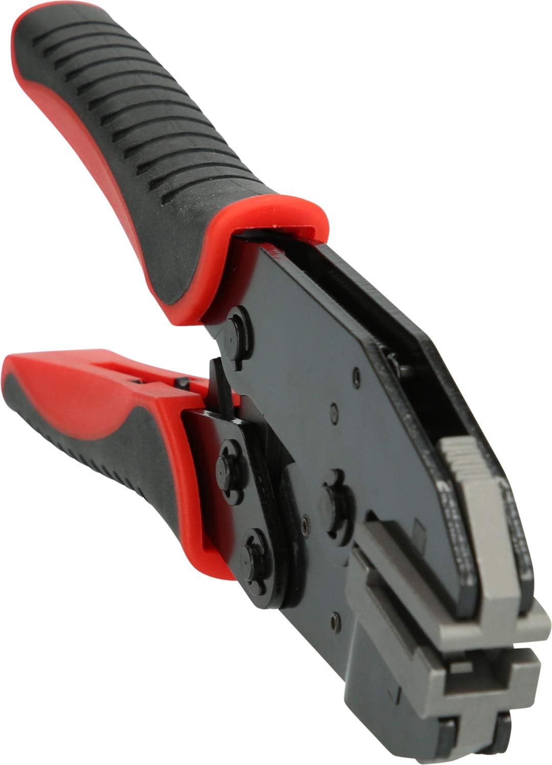 KS Tools 115.1401 Crimpzange für isolierte Winkel-Flachsteckhülsen