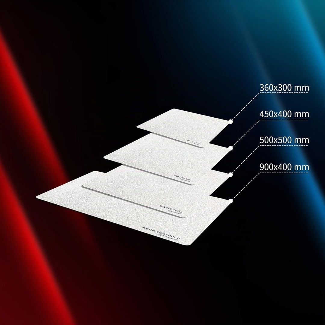 X-Raypad Aqua Control 2 AC2 Solid Gaming-Mauspad, Ultra-Hochpräzisions-Mauspad mit Perfekter Geschwi