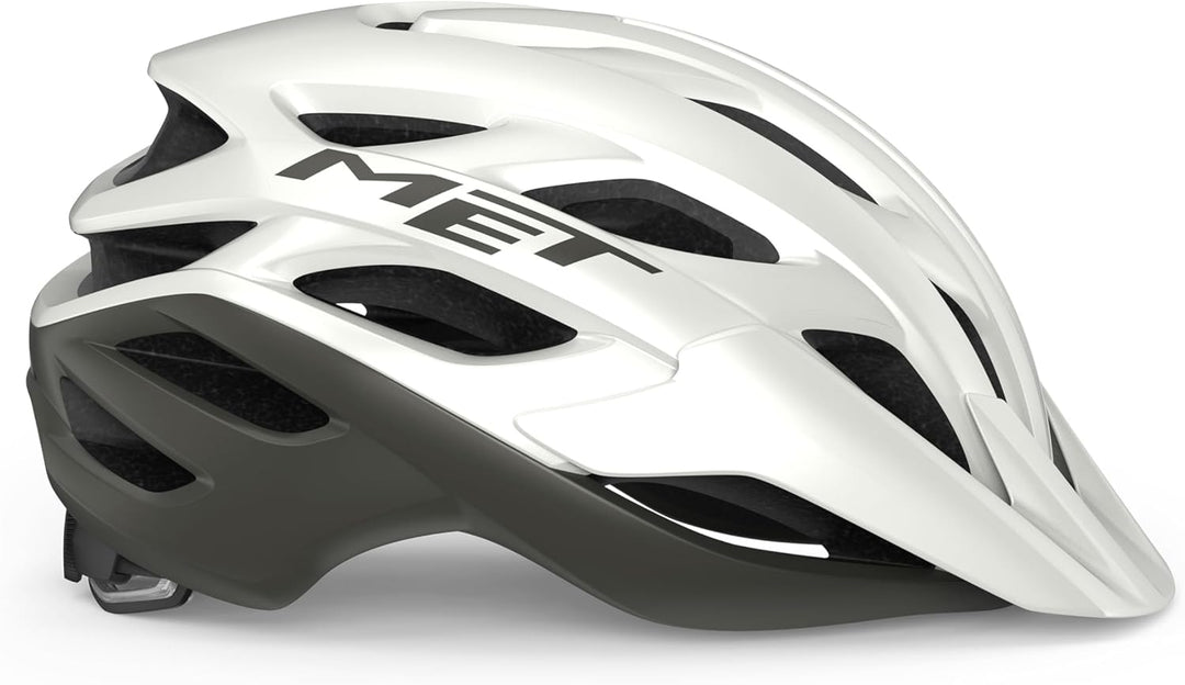 MET Veleno Helm weiss/grau S, S