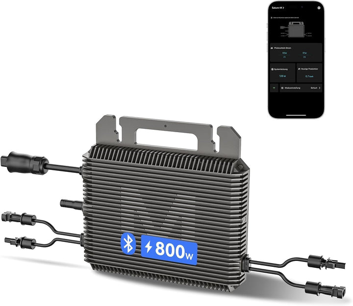 Marstek 2 Pack Mikro-Wechselrichter 800W – 230V AC 0% VAT, 16-60V DC Eingang, Solar-Wechselrichter m