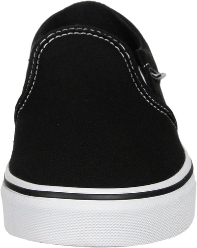 Vans Damen Asher Sneaker 34.5 EU Canvas Black White, 34.5 EU Canvas Black White