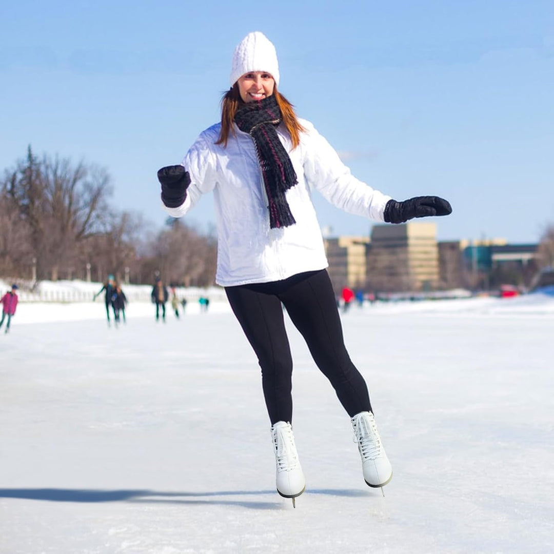Nattork Eiskunstlaufschuhe Excellence – Edelstahlkufen für verbesserte Unterstützung, Stärke, Leistu