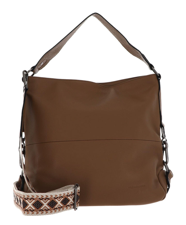 FREDsBRUDER Sha Na Na Schultertasche Leder 39 cm Iced Coffee, Iced Coffee