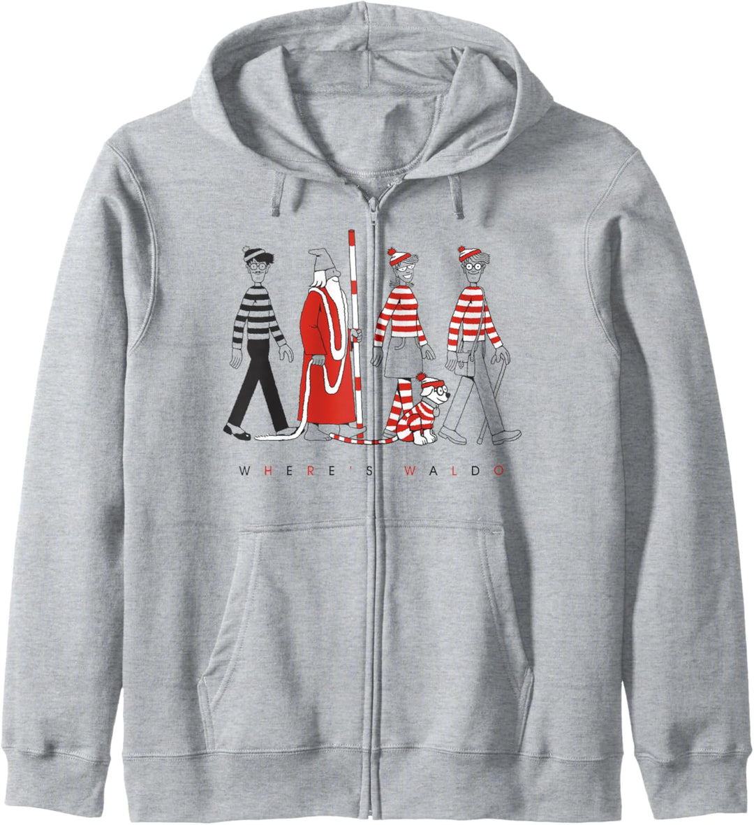 Where's Waldo Group Walk Stripes Kapuzenjacke