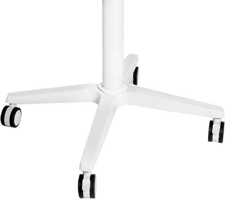 Seville Classics Höhenverstellbarer Tisch, Aluminium, 65 cm x 55 cm x 77.5 bis 115.8 cm (LxBxH) 65 x