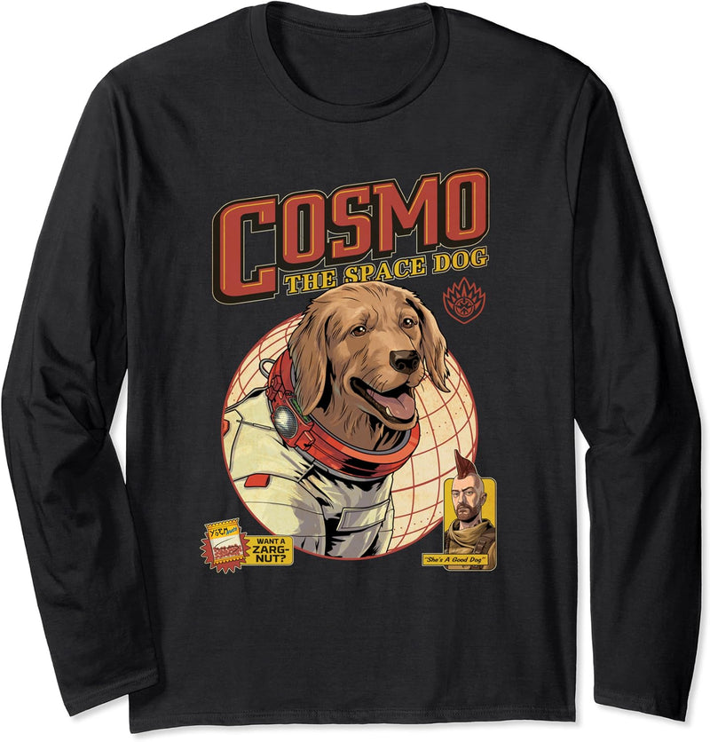 Marvel Guardians of the Galaxy Volume 3 Cosmo the Space Dog Langarmshirt