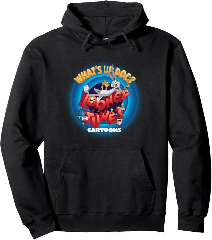 Looney Tunes Cartoons Whats Up Doc Circle Pullover Hoodie