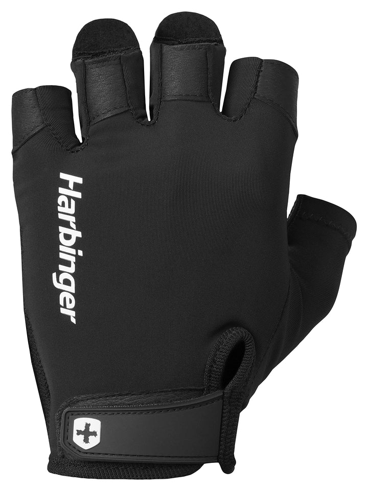 Harbinger Pro Gewichtheberhandschuhe Schwarz Unisex Large, Schwarz Unisex Large