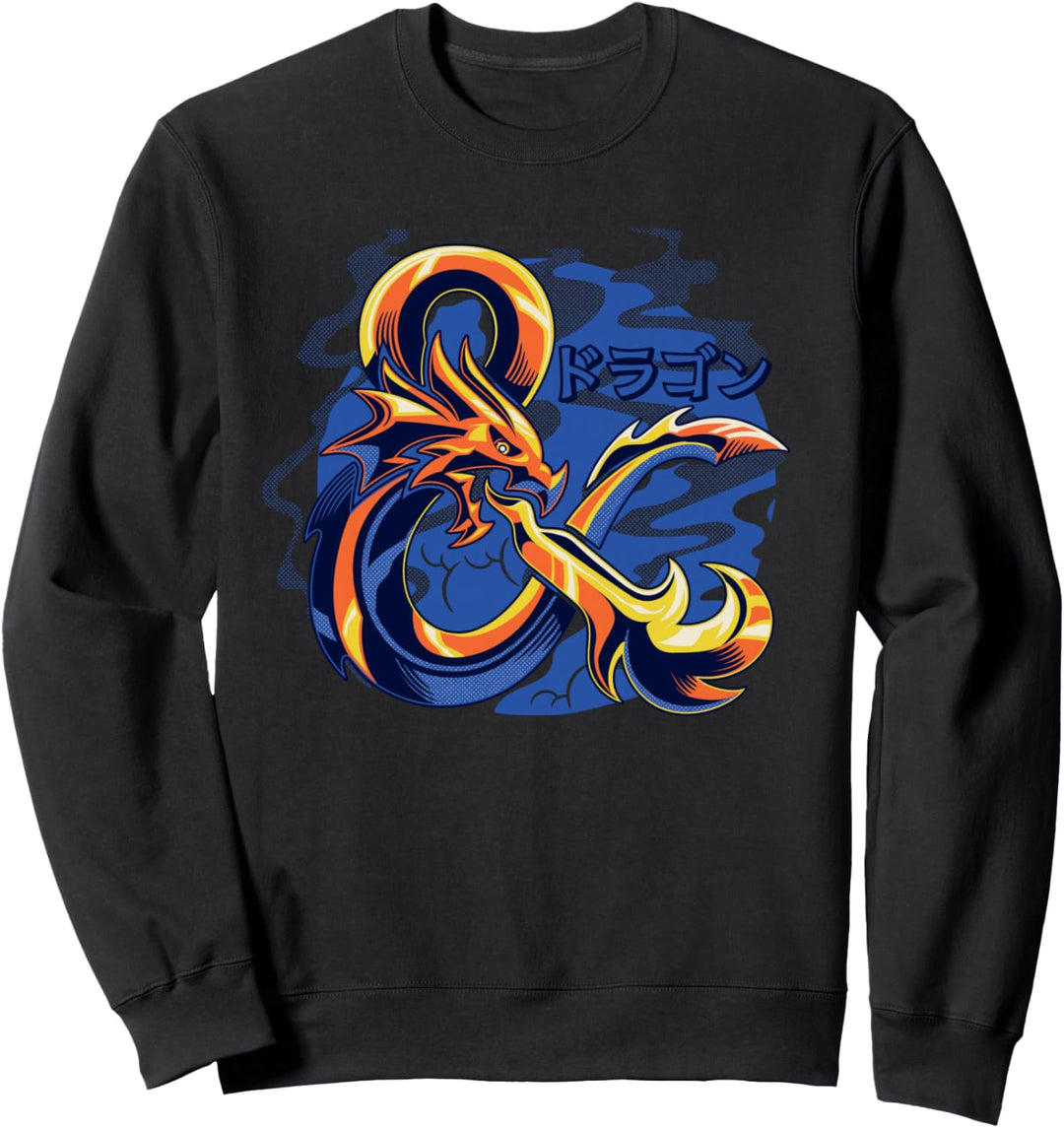 Dungeons & Dragons Gold and Blue Ampersand Sweatshirt