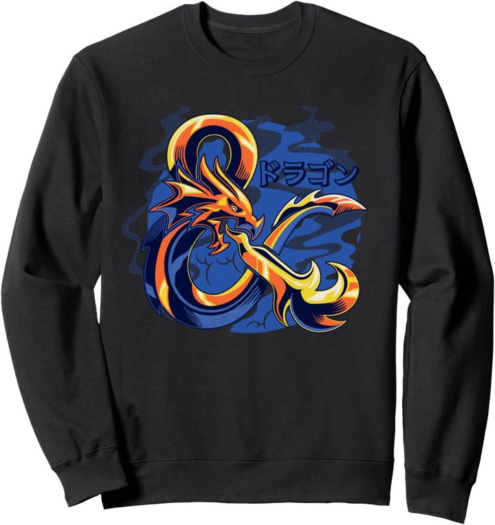Dungeons & Dragons Gold and Blue Ampersand Sweatshirt