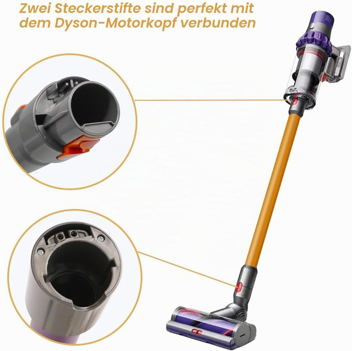Qygba Ersatzteile Verlängerungsrohr für Dyson V7 V8 V10 V11 V15 Staubsauger, Saugrohr Länge 73 cm, R