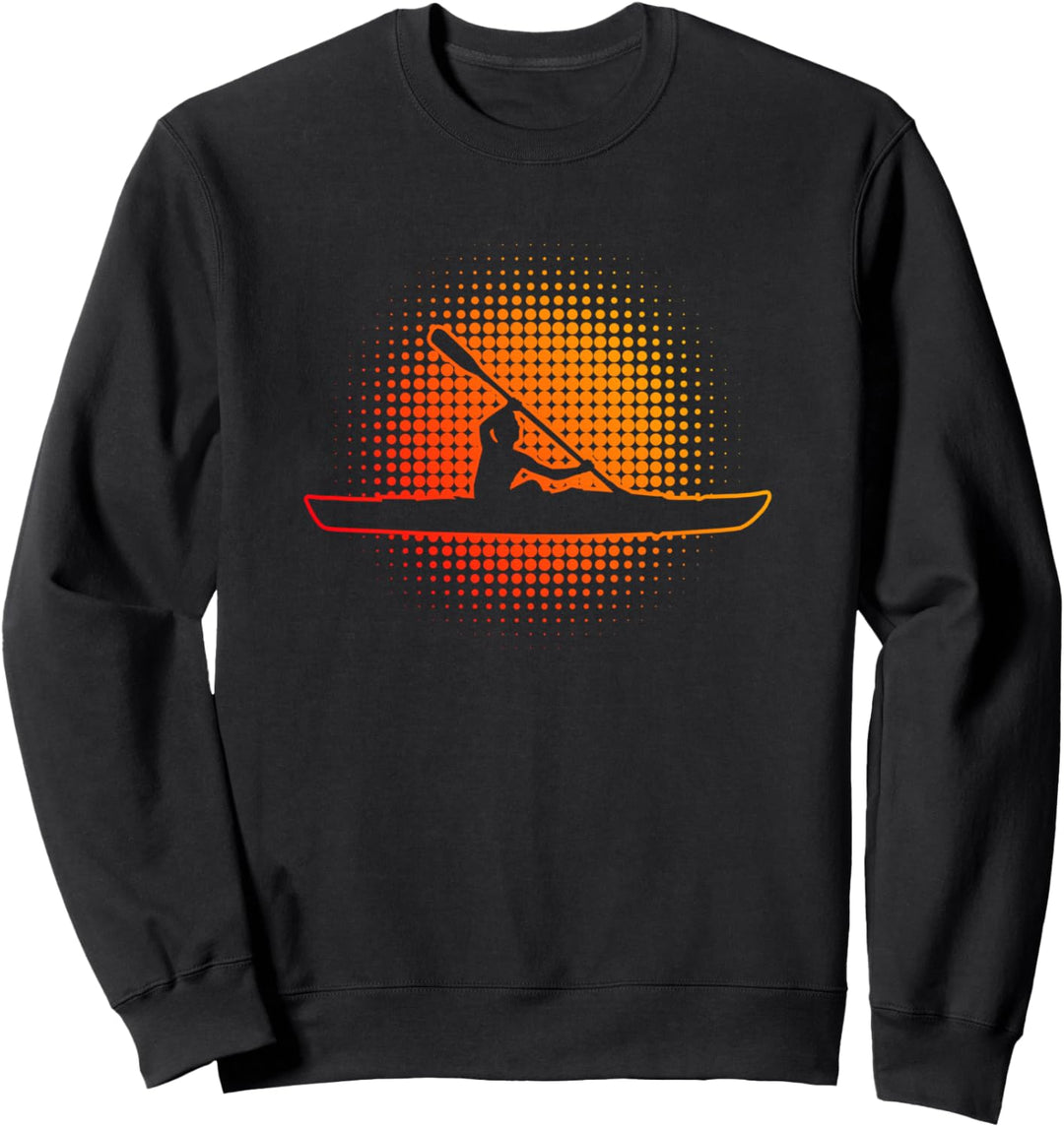 Kayak Kanu Kajak Damen Herren Kajakfahren Sweatshirt