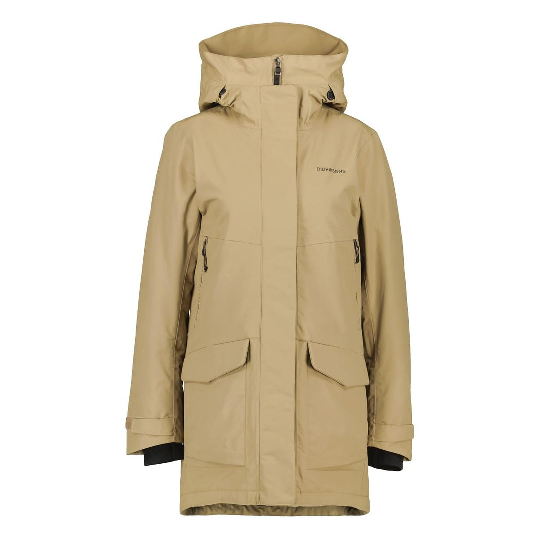 Didriksons Damen Frida 7 Parka Winterjacke 34 Braun, 34 Braun