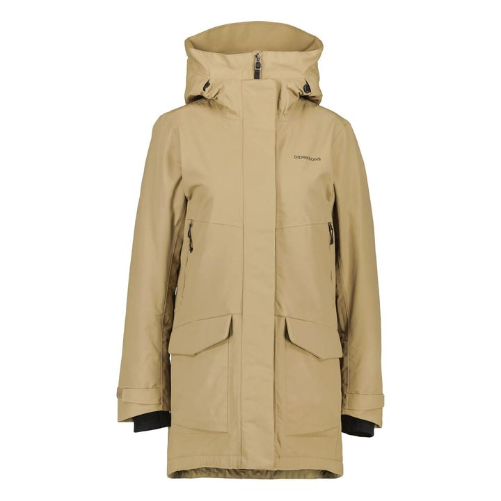 Didriksons Damen Frida 7 Parka Winterjacke 34 Braun, 34 Braun