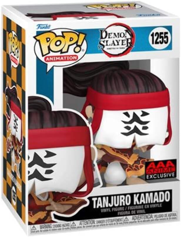 Funko Pop Demon Slayer Tanjuro Kamado Hinokami Kagura Figure (AAA Anime Exclusive), FUN68862