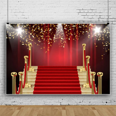 Renaiss 3.5x2.5m Roter Teppich Mit Spotlight Podium Event Fotografie Hintergrund Kinder Erwachsene Z