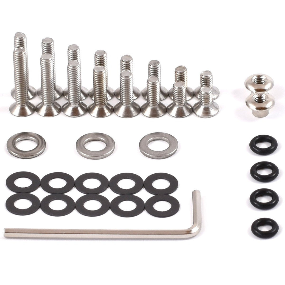 Ersatzschrauben-Set für Schlüsselorganizer | passt für Keypack Carbokey und Carbocage | 36 Teile