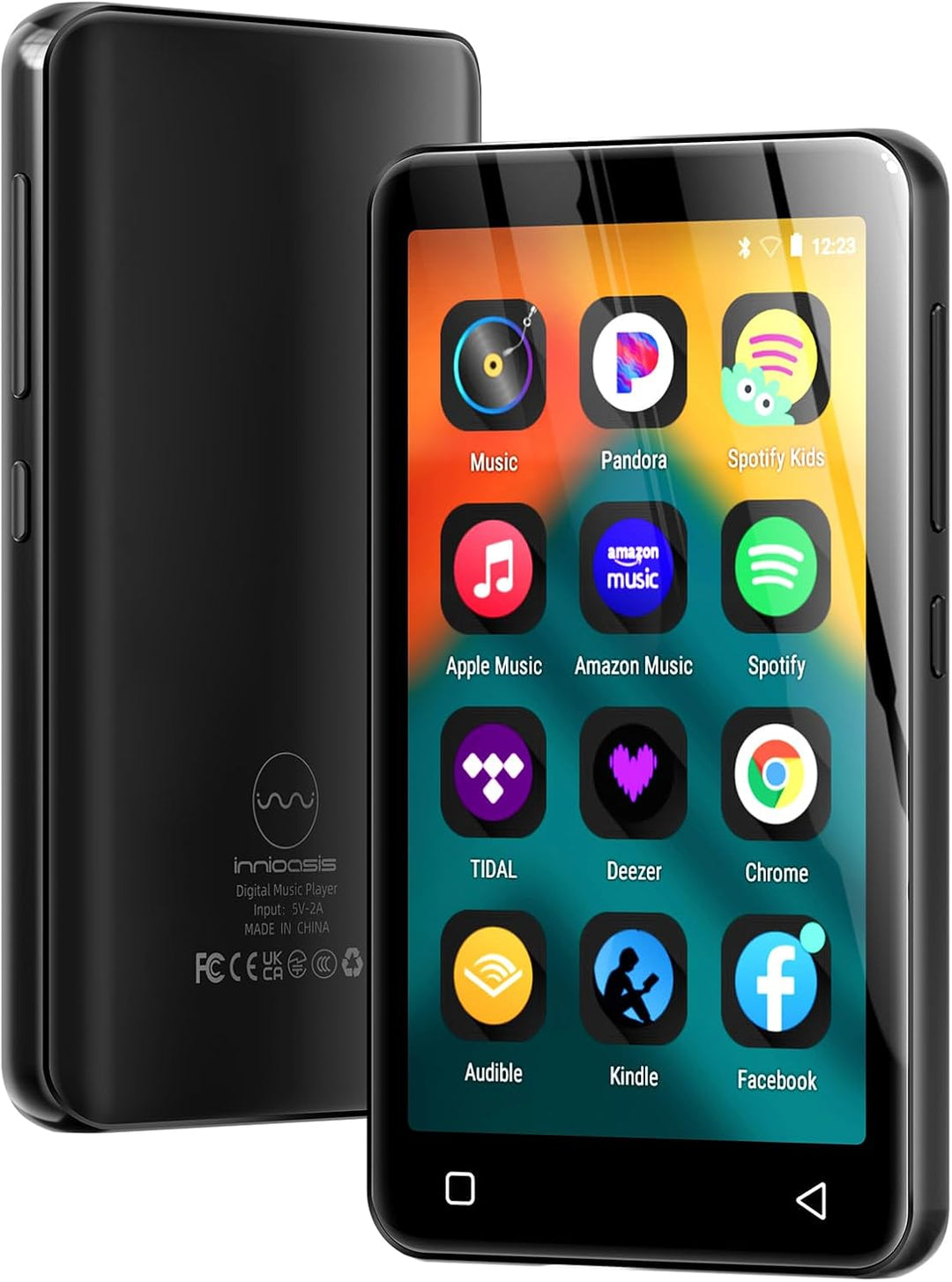 80 GB MP3-Player mit Bluetooth und WLAN, innioasis MP3-Player für Kinder mit Spotify, Spotify Kids,