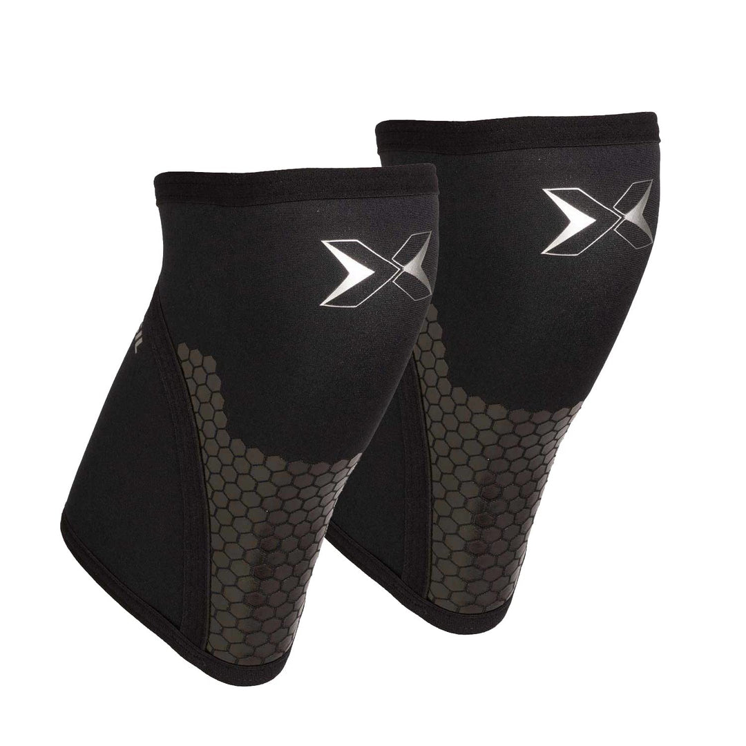 PICSIL Crosstraining Hex Tech Neopren Kniebandage 5/7 mm 2 Knieschützer für Powerlifting und Gewicht