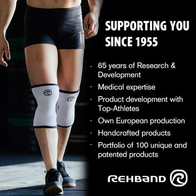 Rehband Knieschützer für Volleyball, Handball & Hallensport, Neopren Knieschoner komfortabel & engan