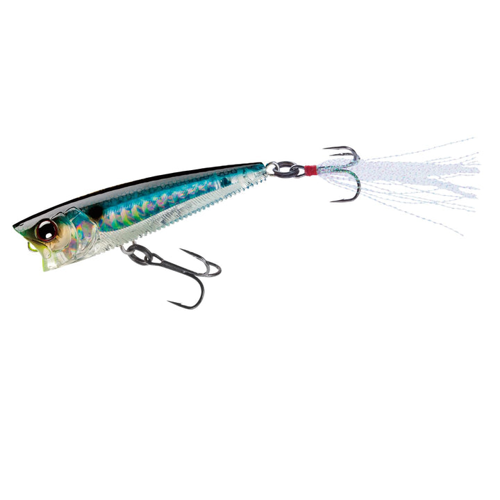 Yo-Zuri Schwimmender 3DB Popper 3-Inch Prism Shad, 3-Inch Prism Shad