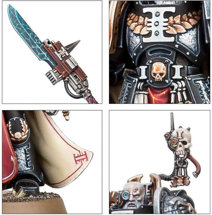 Games Workshop Actionfigur Warhammer 40.000 Deathwatch Master 99070109003, Schwarz
