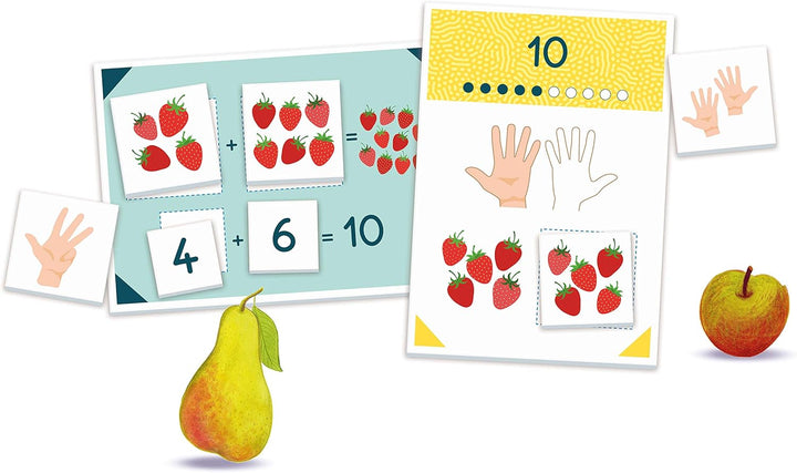 Clementoni 16269 Montessori – Konto bis 10 – Lernspiel, hergestellt in Italien, 3 Jahre +, M, Konto