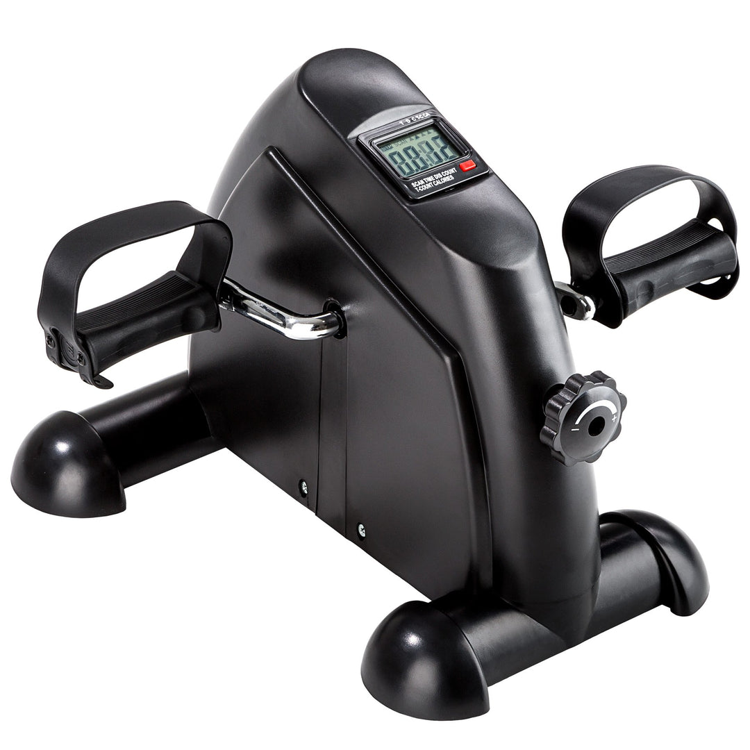 tectake® Pedaltrainer, Mini Heimtrainer Fahrrad, Armtrainer und Beintrainer, Tischfahrrad Deskbike m