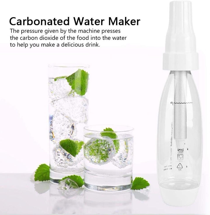 1000ML Sprudelwasserbereiter, tragbarer Griff Seifenblasen-Soda-Maschine Hausgemachte Kohlensäure-Ge