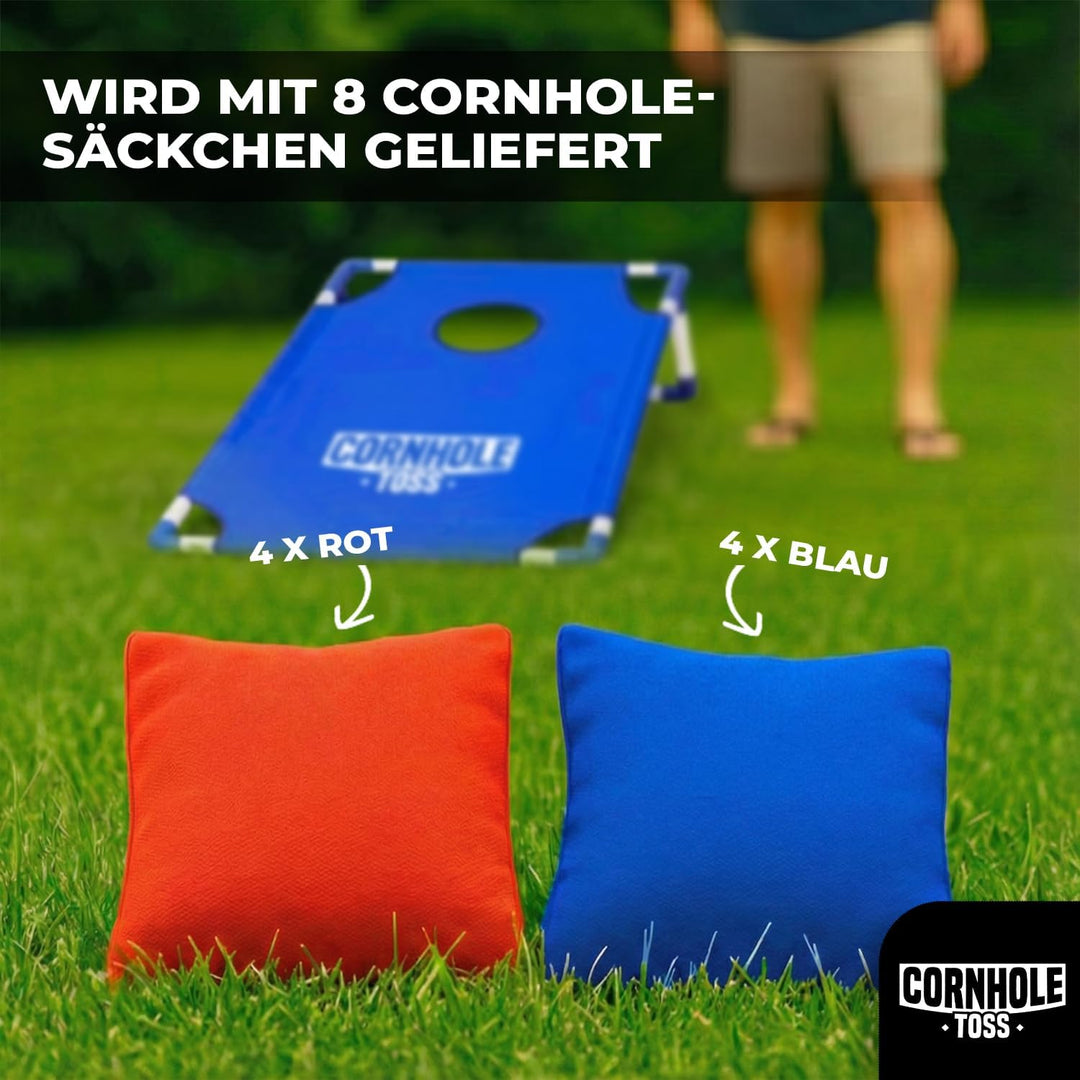 Original Offizielles Cornhole | Amerikanisches Cornhole | Einfach zu transportieren | Offizielle Abm